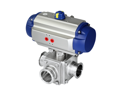 氣動(dòng)三通無(wú)滯留球閥